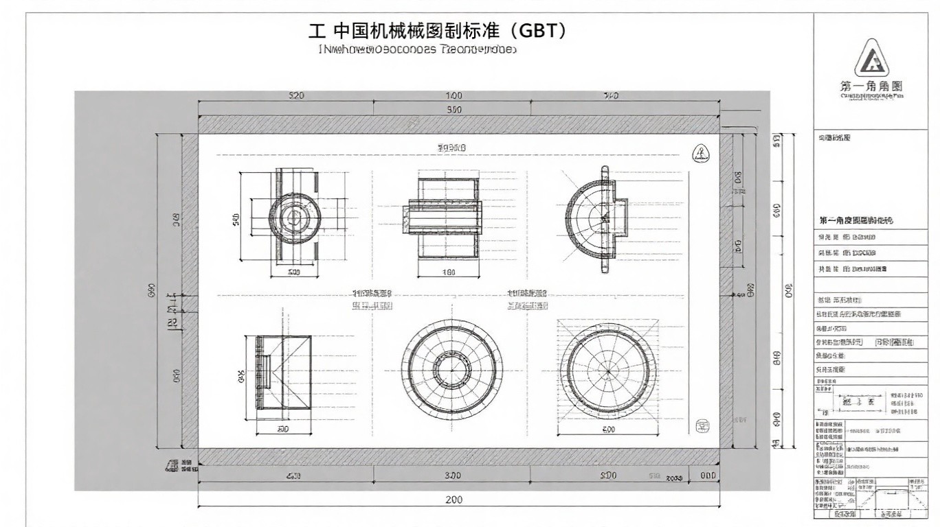 机械制图标准（GB/T）与视图表达方法：国标要求与实战技巧